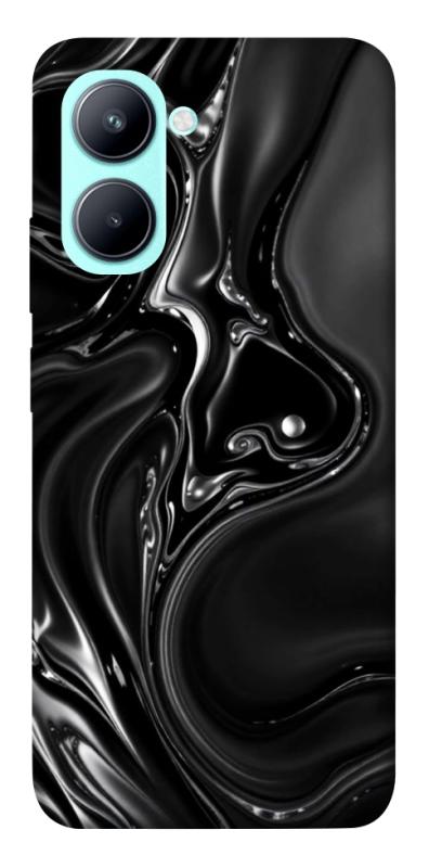 Чехол itsPrint Black Liquid для Realme C33, паттерн, купить оптом с доставкой