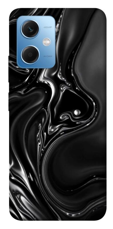 Чехол itsPrint Black Liquid для Xiaomi Redmi Note 12 5G, паттерн, купить оптом с доставкой