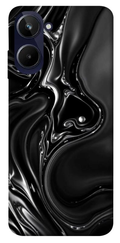 Чехол itsPrint Black Liquid для Realme 10 4G, паттерн, купить оптом с доставкой