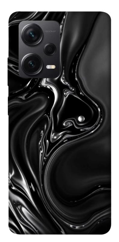 Чехол itsPrint Black Liquid для Xiaomi Redmi Note 12 Pro+ 5G, паттерн, купить оптом с доставкой