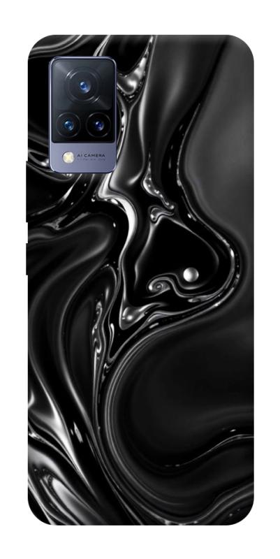 Чохол itsPrint Black Liquid для Vivo V21, паттерн, купити оптом з доставкою