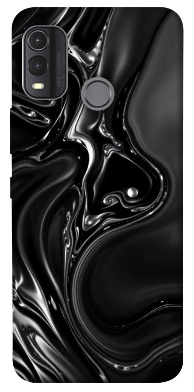 Чехол itsPrint Black Liquid для Nokia G11 Plus, паттерн, купить оптом с доставкой