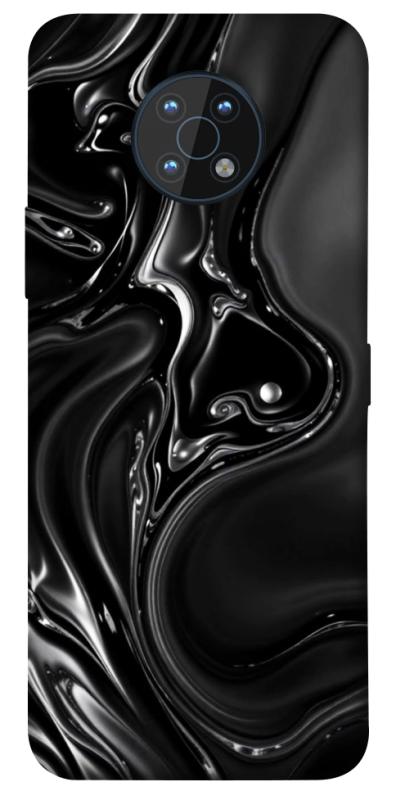 Чехол itsPrint Black Liquid для Nokia G50, паттерн, купить оптом с доставкой