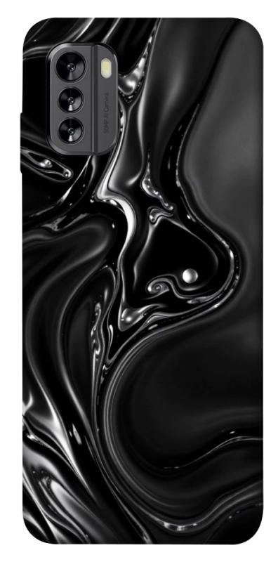 Чехол itsPrint Black Liquid для Nokia G60, паттерн, купить оптом с доставкой