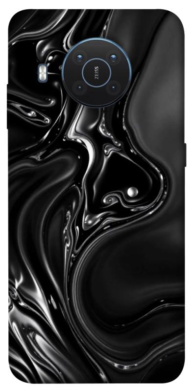 Чехол itsPrint Black Liquid для Nokia X10 / X20, паттерн, купить оптом с доставкой