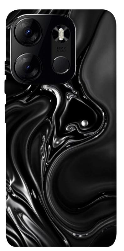 Чохол itsPrint Black Liquid для Tecno Spark Go 2023, паттерн, купити оптом з доставкою