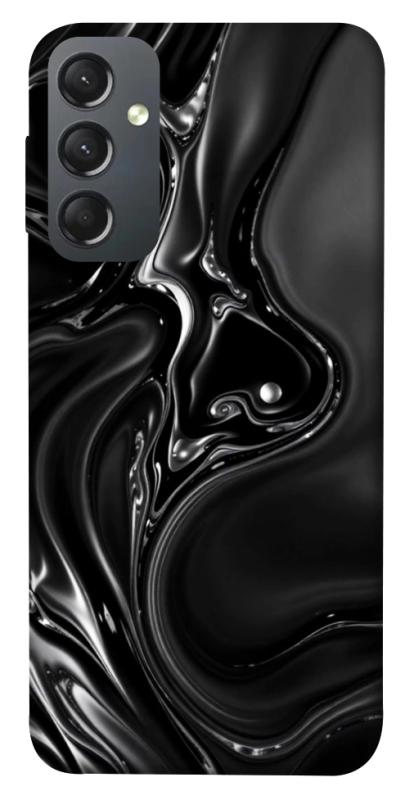 Чехол itsPrint Black Liquid для Samsung Galaxy A24 4G, паттерн, купить оптом с доставкой