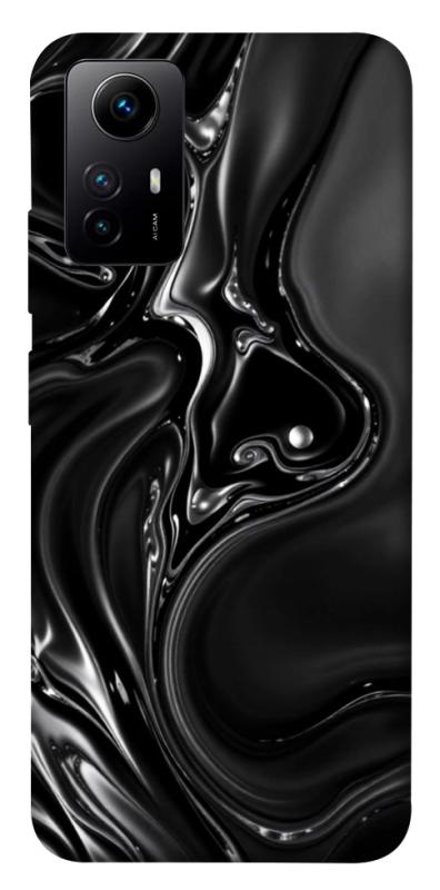 Чехол itsPrint Black Liquid для Xiaomi Redmi Note 12S, паттерн, купить оптом с доставкой