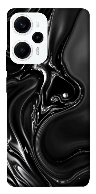 Чехол itsPrint Black Liquid для Xiaomi Poco F5 / Note 12 Turbo, паттерн, купить оптом с доставкой