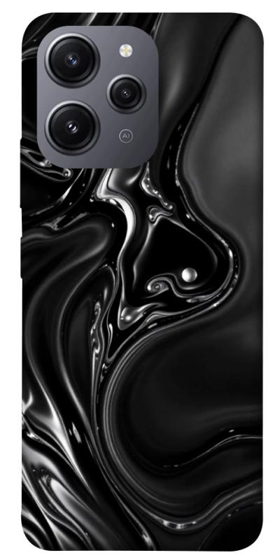 Чехол itsPrint Black Liquid для Xiaomi Redmi 12, паттерн, купить оптом с доставкой