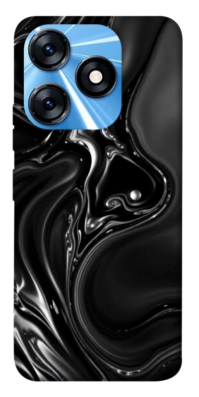 Чехол itsPrint Black Liquid для TECNO Spark 10 Pro, паттерн, купить оптом с доставкой