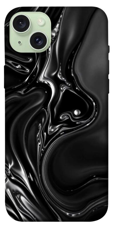 Чохол itsPrint Black Liquid для Apple iPhone 15 Plus (6.7"), паттерн, купити оптом з доставкою