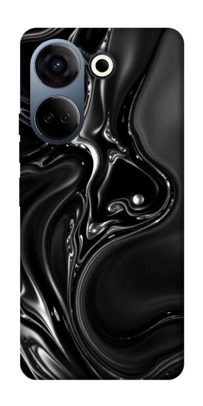 Чехол itsPrint Black Liquid для TECNO Camon 20 Pro (CK7n), паттерн, купить оптом с доставкой