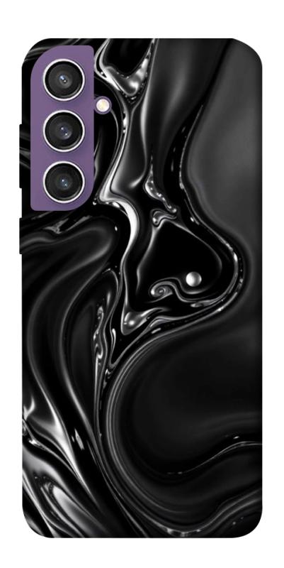 Чохол itsPrint Black Liquid для Samsung Galaxy S23 FE, паттерн, купити оптом з доставкою
