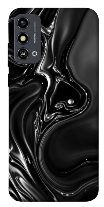 Чохол itsPrint Black Liquid для ZTE Blade A53, паттерн, купити оптом з доставкою