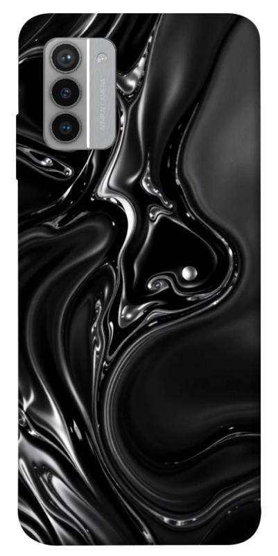 Чехол itsPrint Black Liquid для Nokia G42, паттерн, купить оптом с доставкой