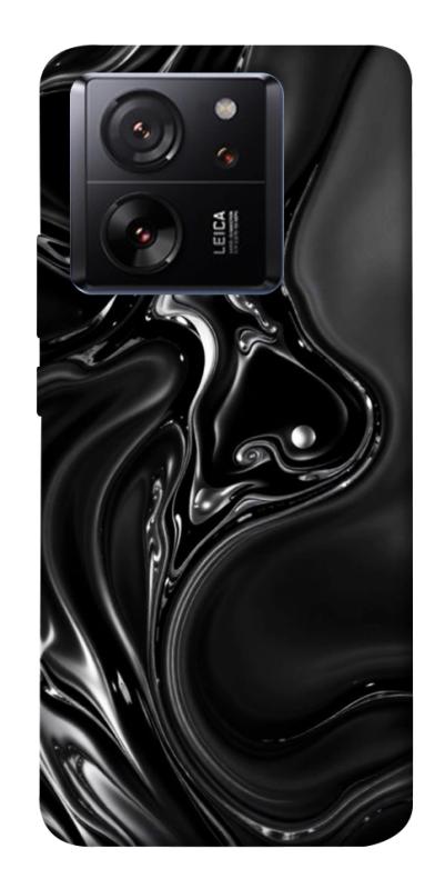 Чехол itsPrint Black Liquid для Xiaomi 13T, паттерн, купить оптом с доставкой