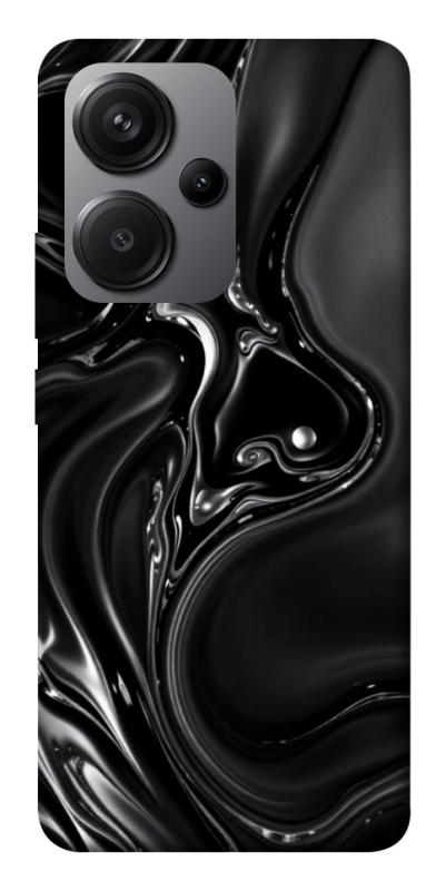 Чехол itsPrint Black Liquid для Xiaomi Redmi Note 13 Pro+, паттерн, купить оптом с доставкой