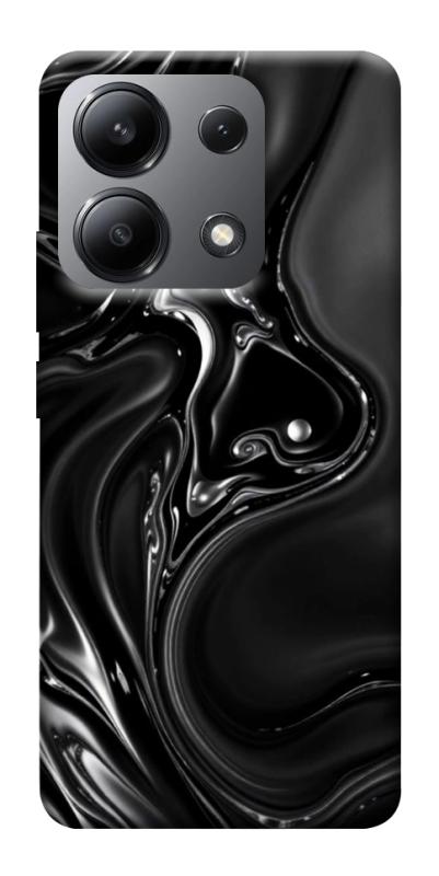 Чехол itsPrint Black Liquid для Xiaomi Redmi Note 13 4G, паттерн, купить оптом с доставкой