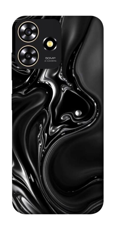 Чехол itsPrint Black Liquid для ZTE Blade A73 4G, паттерн, купить оптом с доставкой