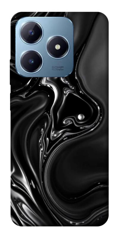 Чехол itsPrint Black Liquid для Realme C63 4G, паттерн, купить оптом с доставкой