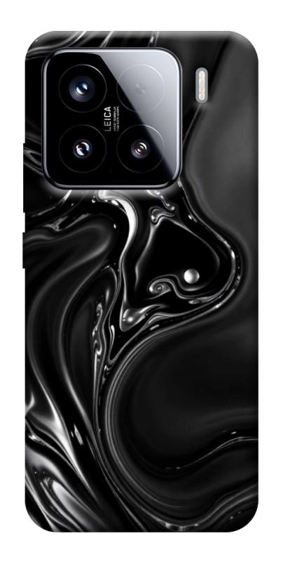 Чехол itsPrint Black Liquid для Xiaomi 15, паттерн, купить оптом с доставкой