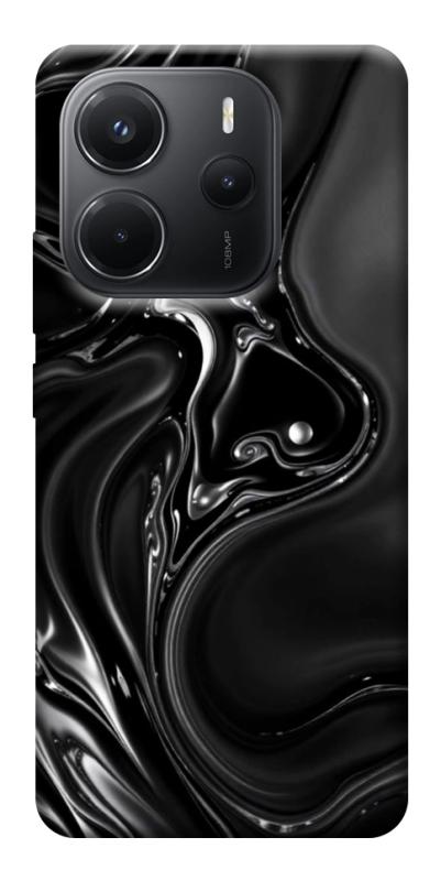 Чехол itsPrint Black Liquid для Xiaomi Redmi Note 14 4G (Int. version), паттерн, купить оптом с доставкой