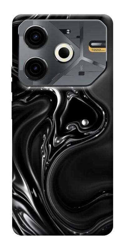 Чехол itsPrint Black Liquid для TECNO Pova 6 Neo (LI6), паттерн, купить оптом с доставкой