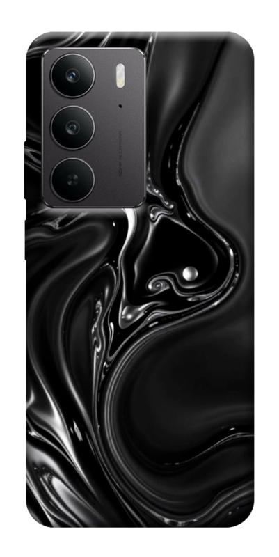 Чехол itsPrint Black Liquid для Realme C75, паттерн, купить оптом с доставкой