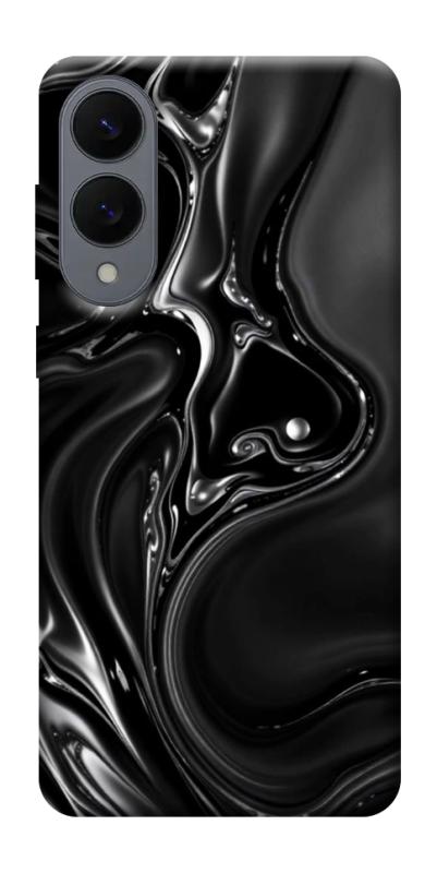 Чехол itsPrint Black Liquid для Samsung Galaxy S25 Edge, паттерн, купить оптом с доставкой