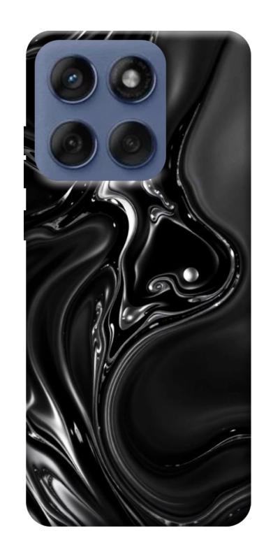 Чехол itsPrint Black Liquid для Motorola Edge 60 Fusion, паттерн, купить оптом с доставкой