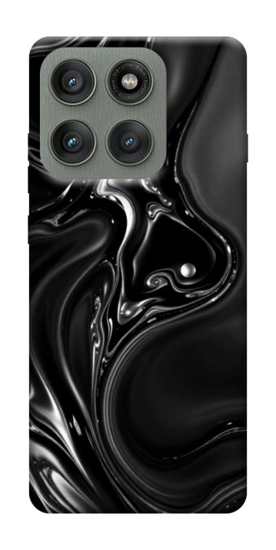 Чехол itsPrint Black Liquid для Motorola Edge 60 Pro, паттерн, купить оптом с доставкой