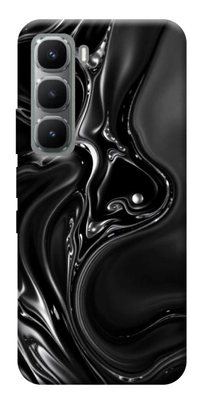Чехол itsPrint Black Liquid для Infinix Hot 60 Pro+, паттерн, купить оптом с доставкой
