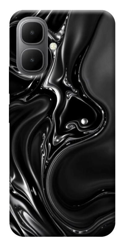 Чехол itsPrint Black Liquid для Infinix Smart 10, паттерн, купить оптом с доставкой