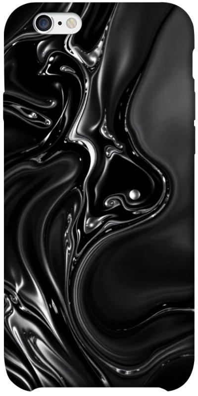 Чехол itsPrint Black Liquid для Apple iPhone 6/6s plus (5.5"), паттерн, купить оптом с доставкой