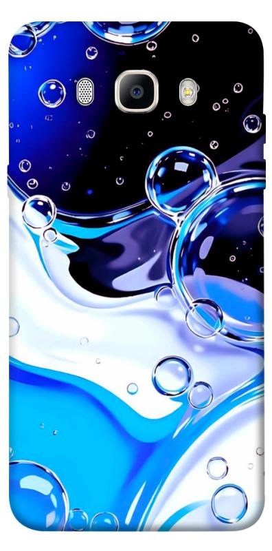 Чехол itsPrint Blue Bubbles для Samsung J710F Galaxy J7 (2016), паттерн, купить оптом с доставкой