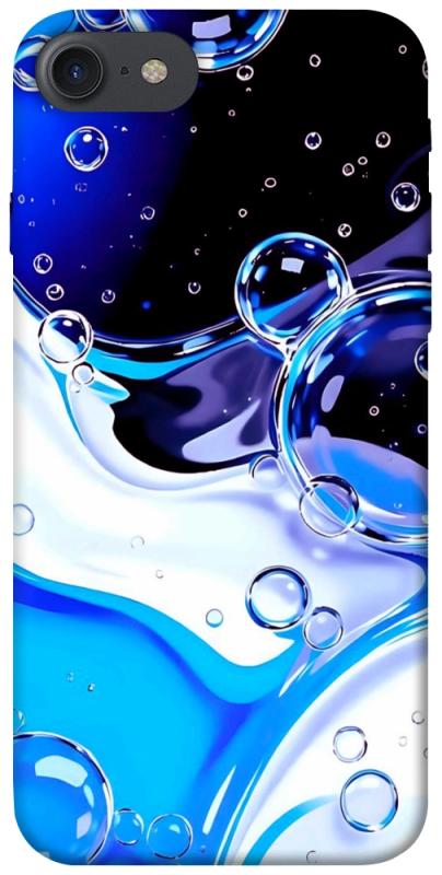 Чехол itsPrint Blue Bubbles для Apple iPhone 7 / 8 (4.7"), паттерн, купить оптом с доставкой