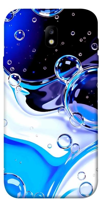 Чехол itsPrint Blue Bubbles для Samsung J730 Galaxy J7 (2017), паттерн, купить оптом с доставкой