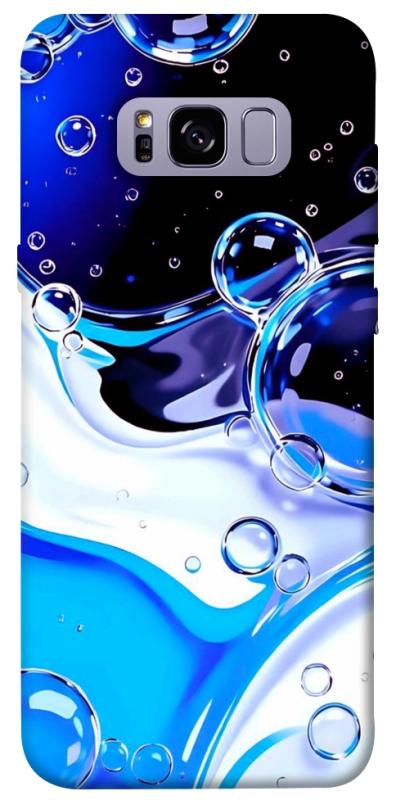Чехол itsPrint Blue Bubbles для Samsung G955 Galaxy S8 Plus, паттерн, купить оптом с доставкой