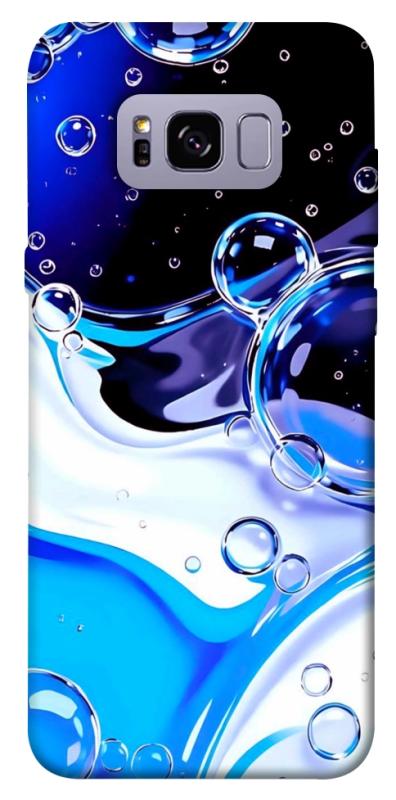Чехол itsPrint Blue Bubbles для Samsung G955 Galaxy S8 Plus, паттерн, купить оптом с доставкой