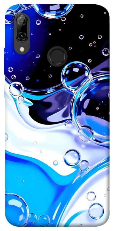 Чехол itsPrint Blue Bubbles для Huawei P Smart (2019), паттерн, купить оптом с доставкой