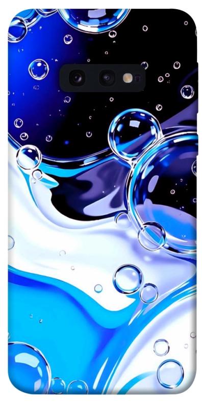 Чехол itsPrint Blue Bubbles для Samsung Galaxy S10e, паттерн, купить оптом с доставкой