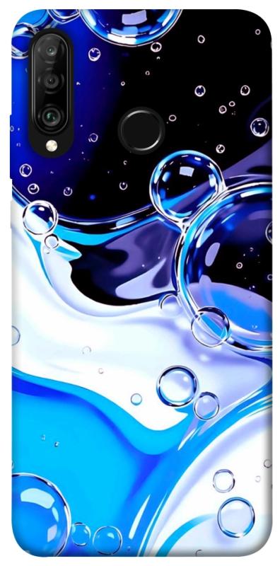 Чехол itsPrint Blue Bubbles для Huawei P30 lite, паттерн, купить оптом с доставкой