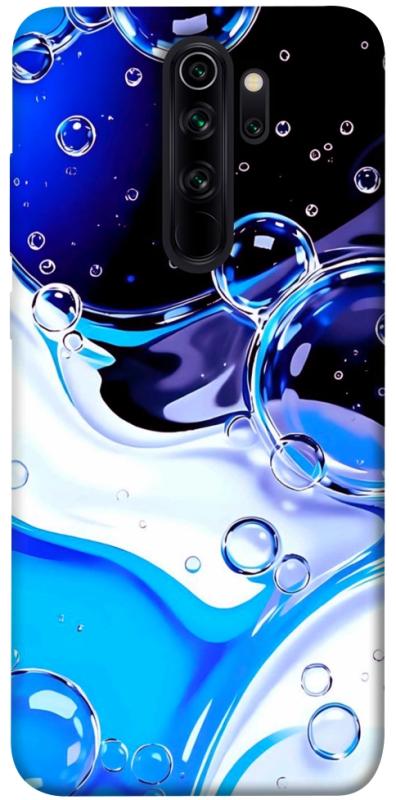 Чехол itsPrint Blue Bubbles для Xiaomi Redmi Note 8 Pro, паттерн, купить оптом с доставкой