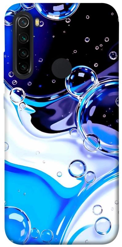 Чехол itsPrint Blue Bubbles для Xiaomi Redmi Note 8, паттерн, купить оптом с доставкой