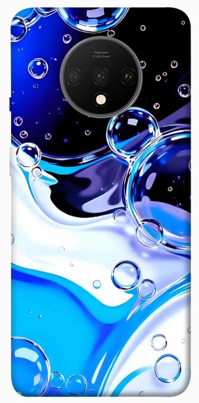 Чохол itsPrint Blue Bubbles для OnePlus 7T, паттерн, купити оптом з доставкою