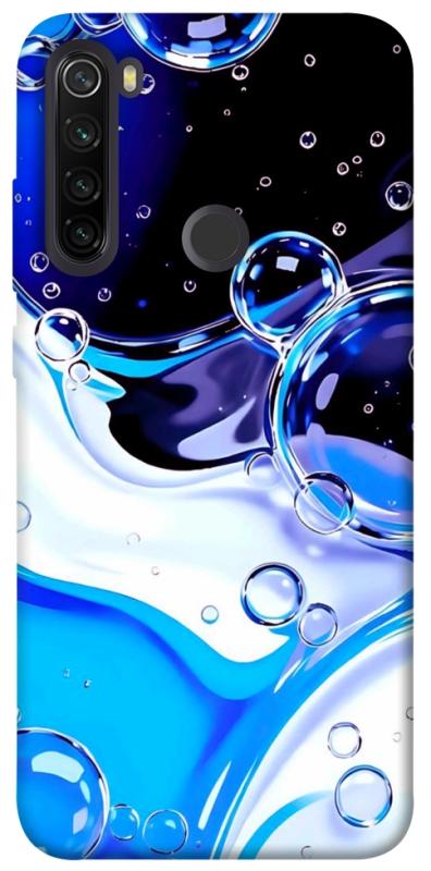 Чехол itsPrint Blue Bubbles для Xiaomi Redmi Note 8T, паттерн, купить оптом с доставкой