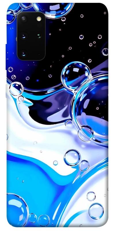 Чехол itsPrint Blue Bubbles для Samsung Galaxy S20+, паттерн, купить оптом с доставкой