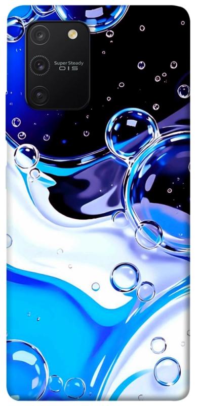 Чехол itsPrint Blue Bubbles для Samsung Galaxy S10 Lite, паттерн, купить оптом с доставкой