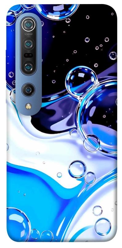 Чехол itsPrint Blue Bubbles для Xiaomi Mi 10 / Mi 10 Pro, паттерн, купить оптом с доставкой
